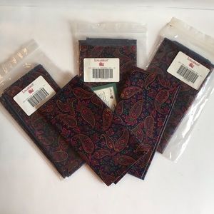 Longaberger Cloth Napkins (Father’s Day pattern)